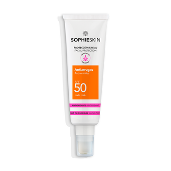 Anti-wrinkle SPF50 facial sunscreen