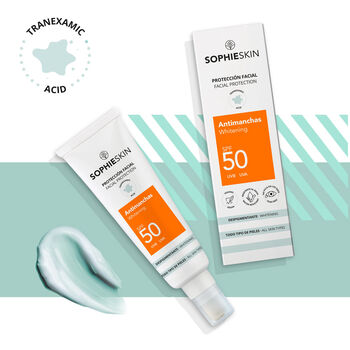 Anti-blemish SPF50 facial sunscreen