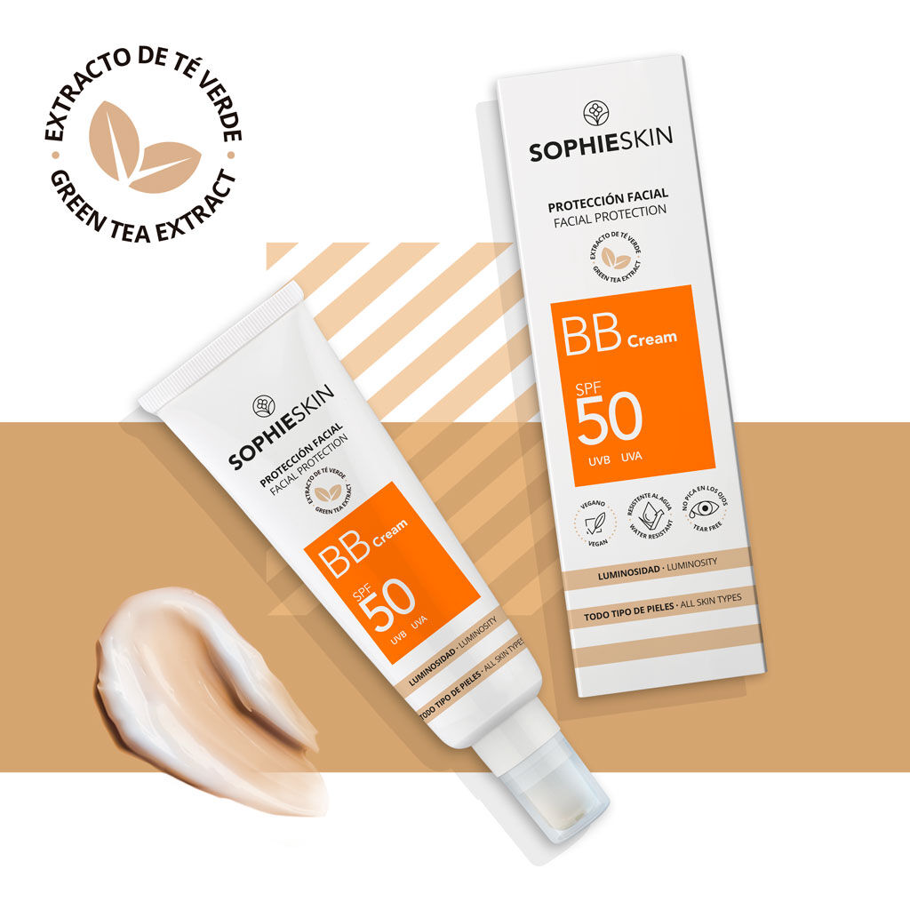 BB Cream SPF50 facial sunscreen
