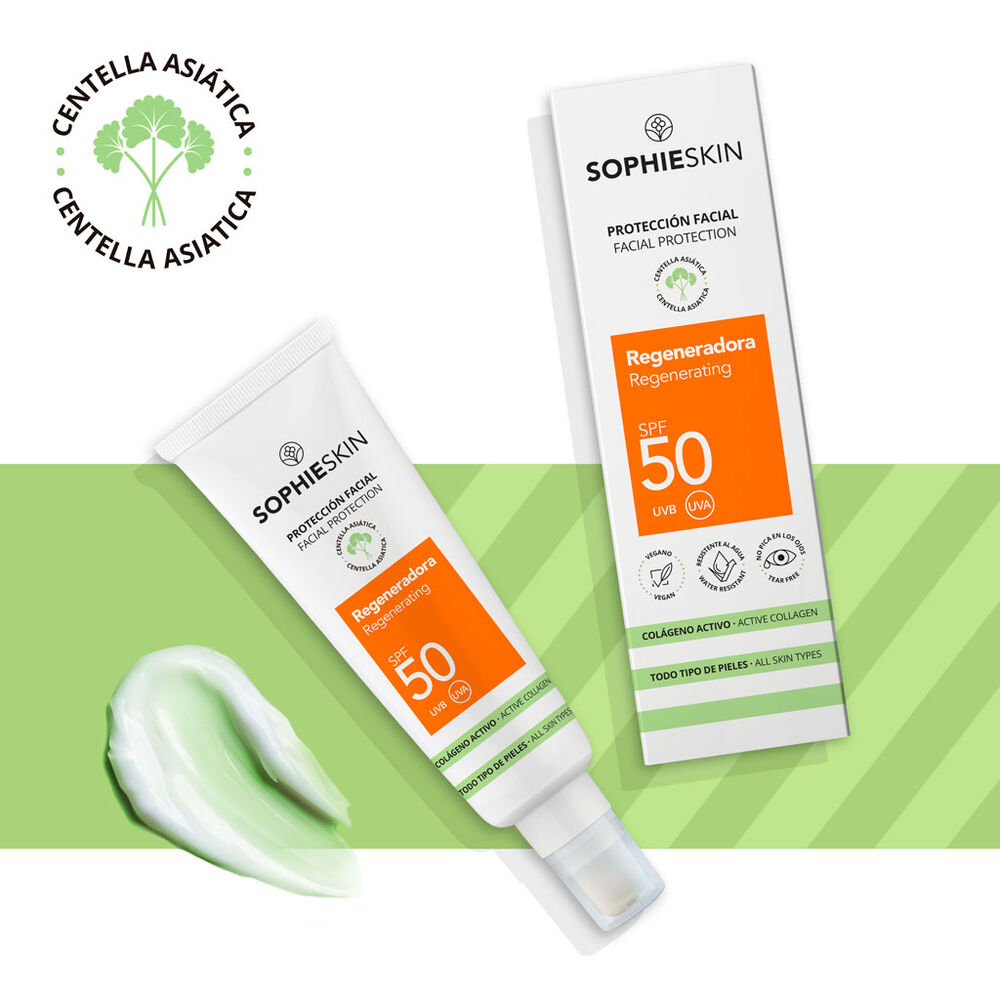 Protector solar facial Regeneradora SPF50